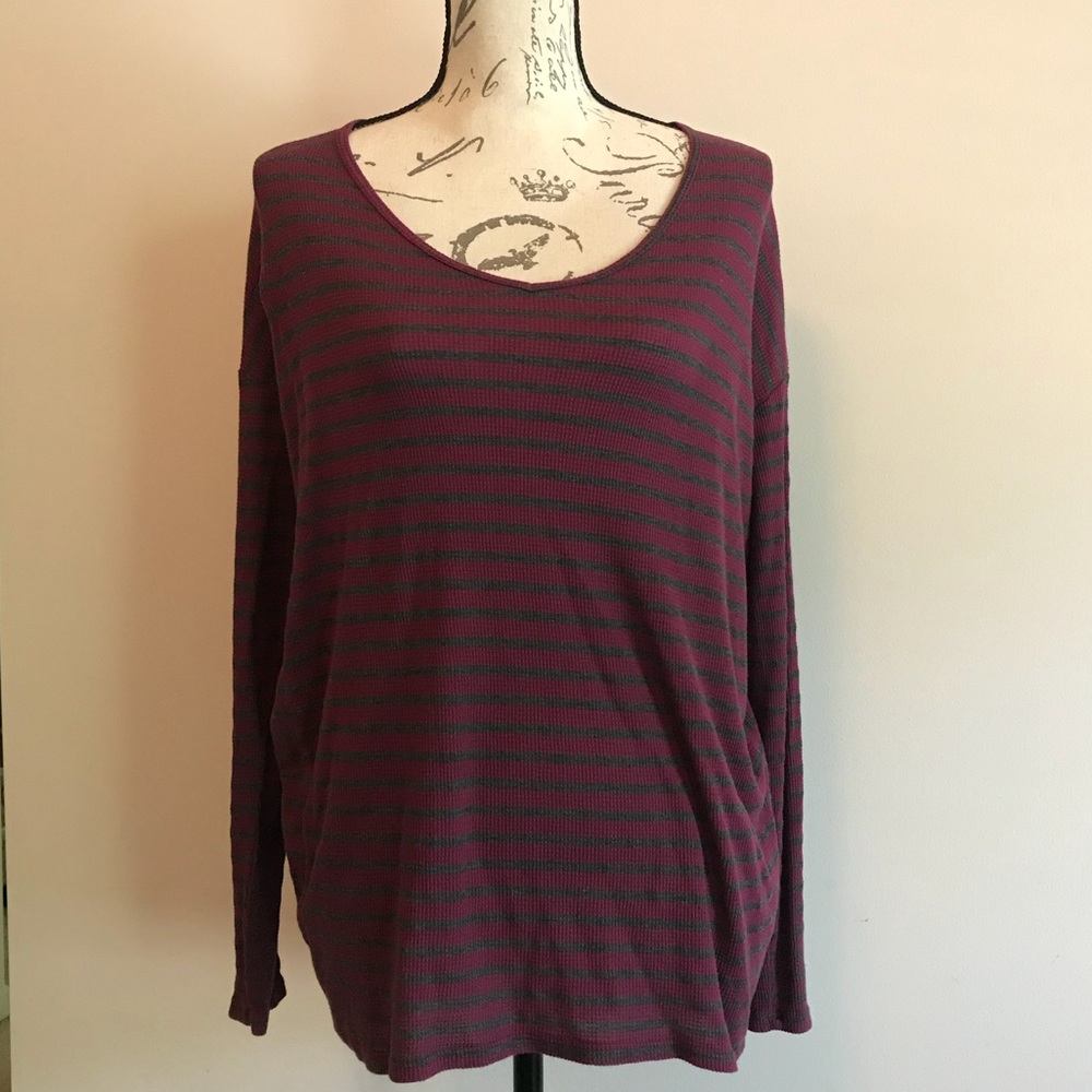 Allen Allen long sleeve striped henley